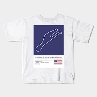 Riverside International Raceway [info] Kids T-Shirt